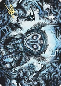 Vega, the Watcher Art Card (Gold-Stamped Signature) [Kaldheim Art Series] Magic: The Gathering