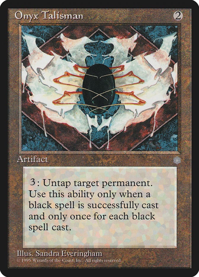 Onyx Talisman [Ice Age] Magic: The Gathering