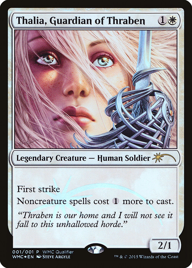 Thalia, Guardian of Thraben [World Magic Cup Qualifiers] Magic: The Gathering