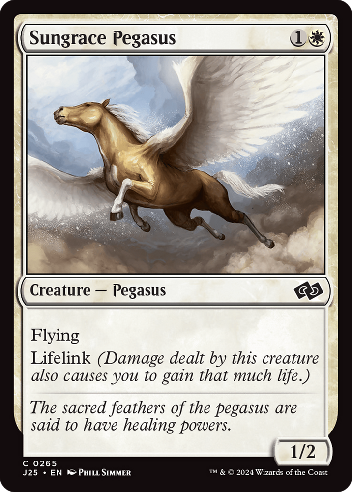Sungrace Pegasus [Foundations Jumpstart] Magic: The Gathering