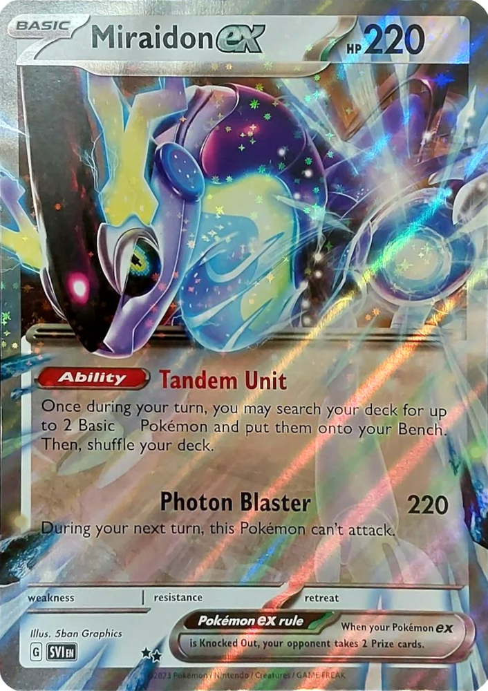 Miraidon ex (Unnumbered) (Jumbo Card) [Scarlet & Violet: Base Set] Pokémon