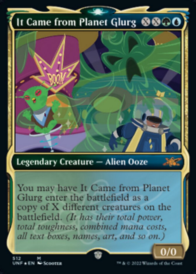 It Came from Planet Glurg (Showcase) (Galaxy Foil) [Unfinity] Magic: The Gathering