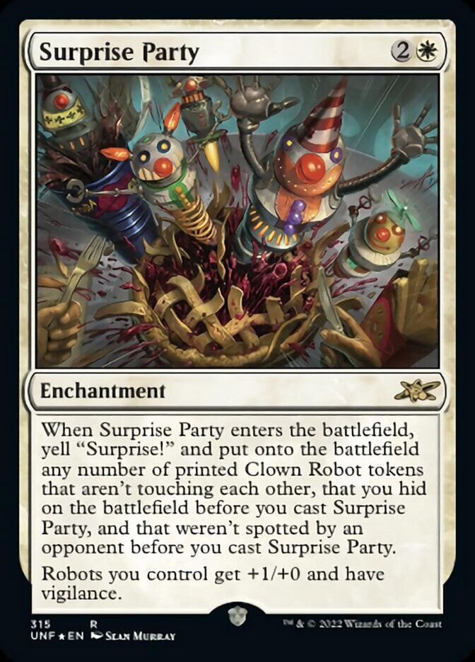 Surprise Party (Galaxy Foil) [Unfinity] Magic: The Gathering