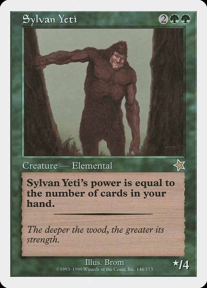 Sylvan Yeti [Starter 1999] Magic: The Gathering