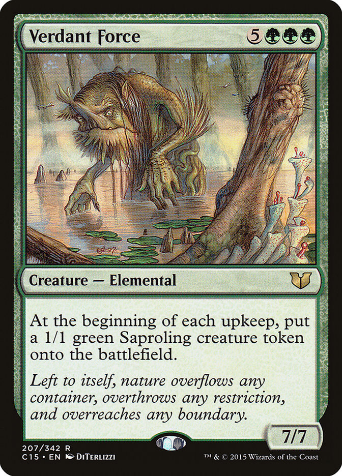 Verdant Force [Commander 2015] Magic: The Gathering