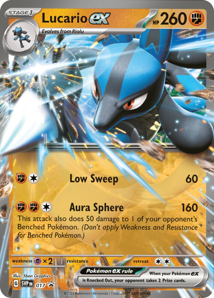 Lucario ex (017) [Scarlet & Violet: Black Star Promos] Pokémon
