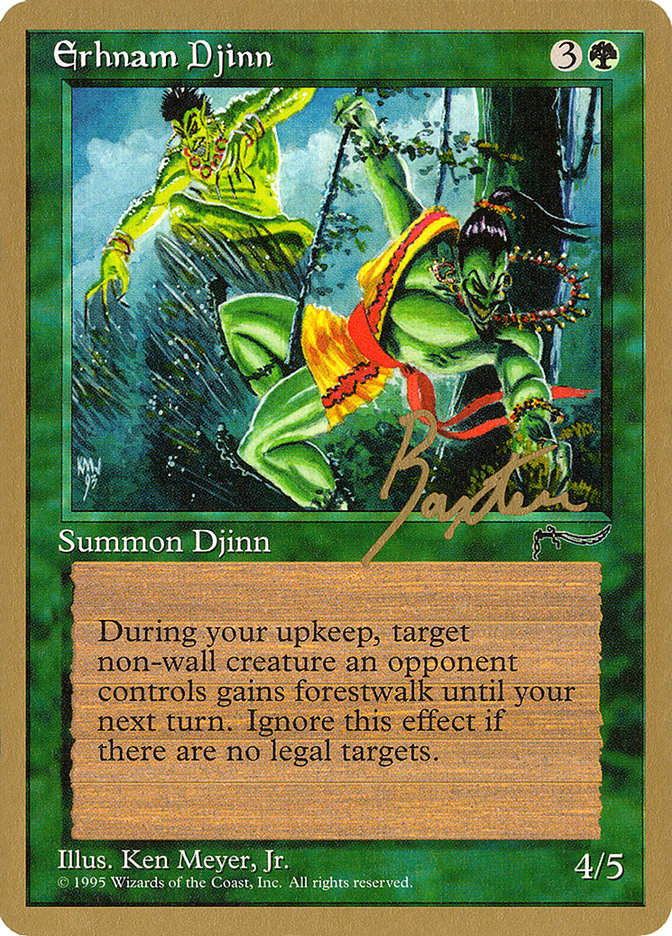 Erhnam Djinn (George Baxter) [Pro Tour Collector Set] Magic: The Gathering