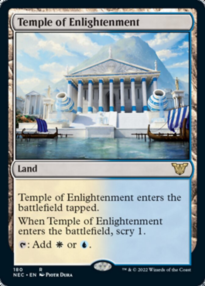 Temple of Enlightenment [Kamigawa: Neon Dynasty Commander] Magic: The Gathering