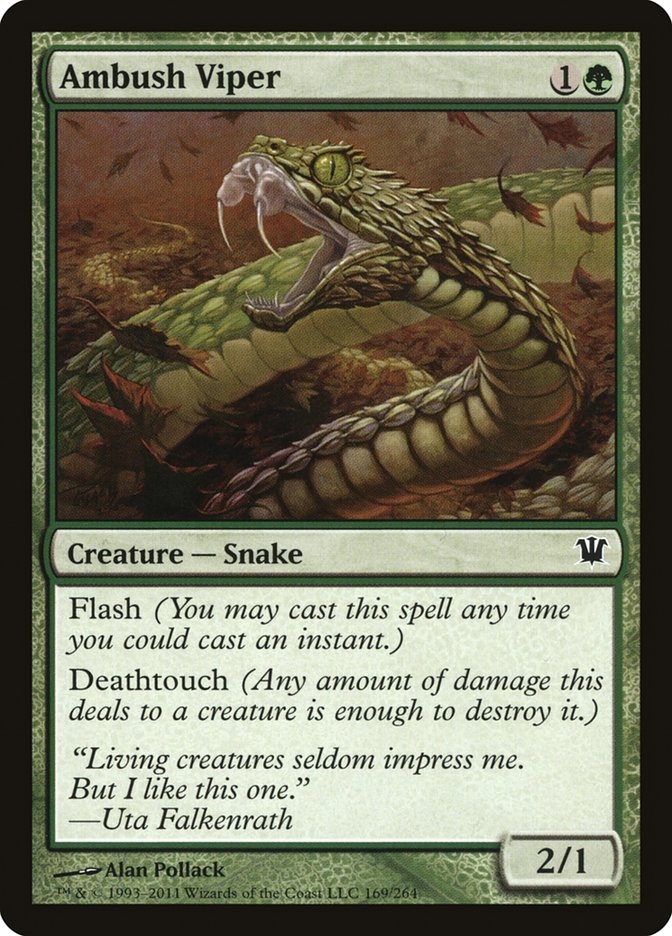 Ambush Viper [Innistrad] Magic: The Gathering
