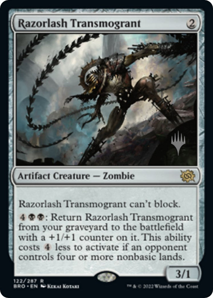 Razorlash Transmogrant (Promo Pack) [The Brothers' War Promos] Magic: The Gathering