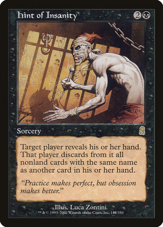 Hint of Insanity [Odyssey] Magic: The Gathering