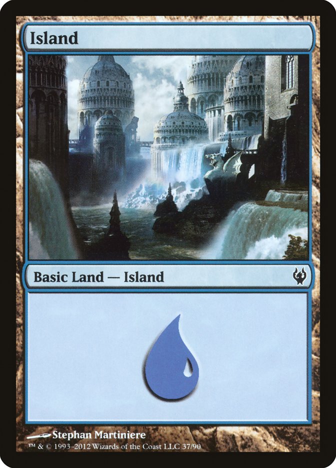 Island (37) [Duel Decks: Izzet vs. Golgari] Magic: The Gathering