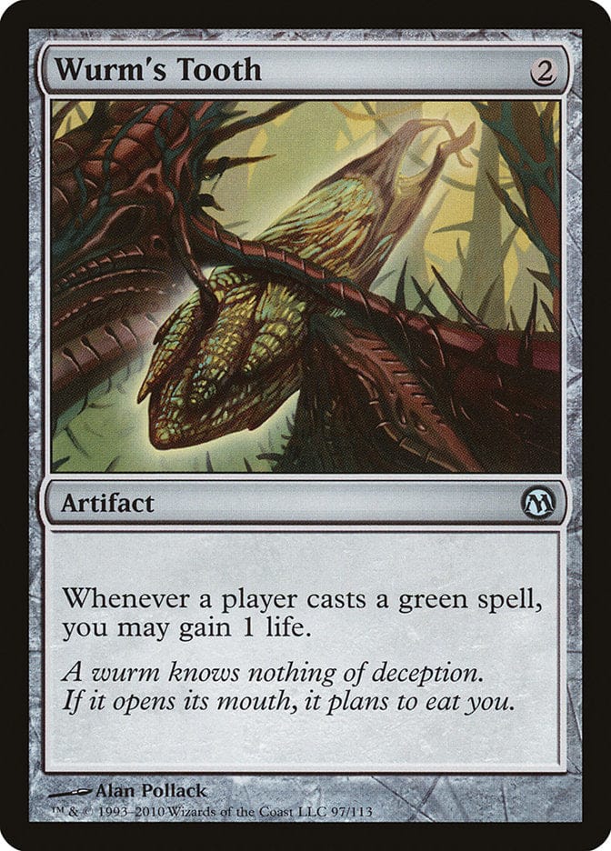 Wurm's Tooth [Duels of the Planeswalkers] Magic: The Gathering