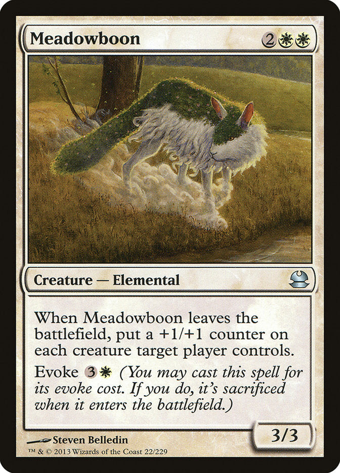 Meadowboon [Modern Masters] Magic: The Gathering