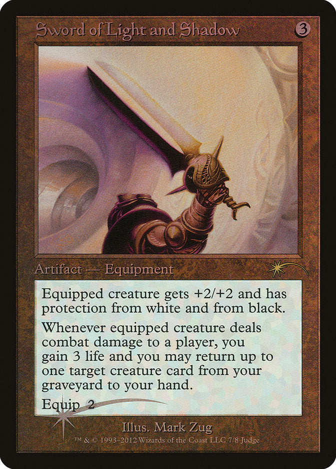 Sword of Light and Shadow [Judge Gift Cards 2012] Magic: The Gathering