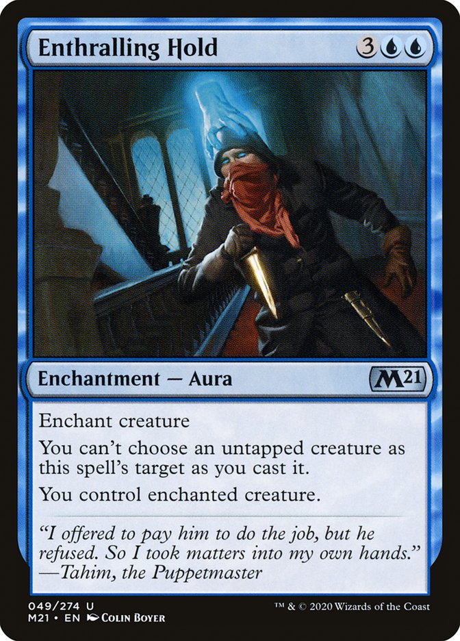 Enthralling Hold [Core Set 2021] Magic: The Gathering