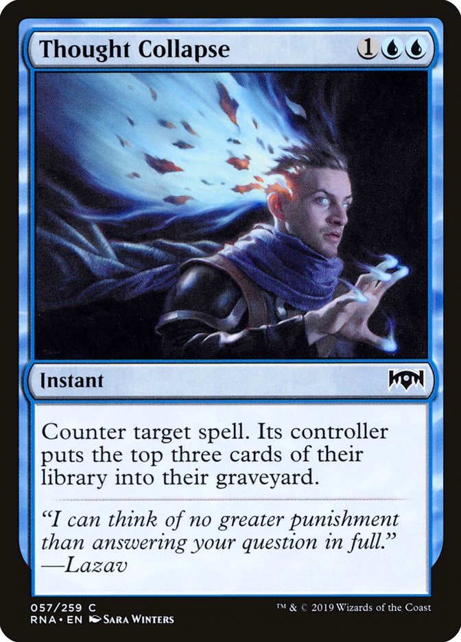 Thought Collapse [Ravnica Allegiance] Magic: The Gathering