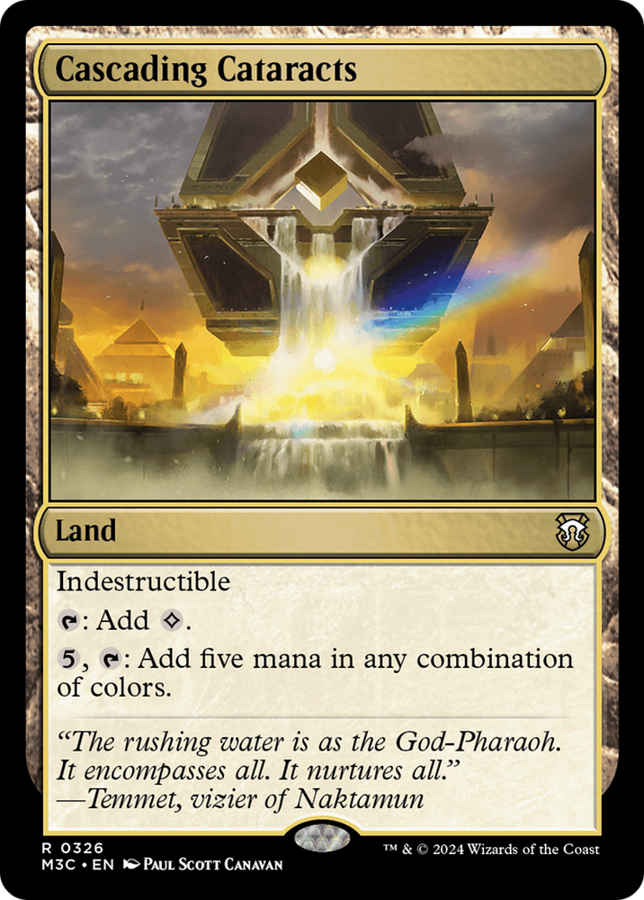 Cascading Cataracts (Ripple Foil) [Modern Horizons 3 Commander] Magic: The Gathering