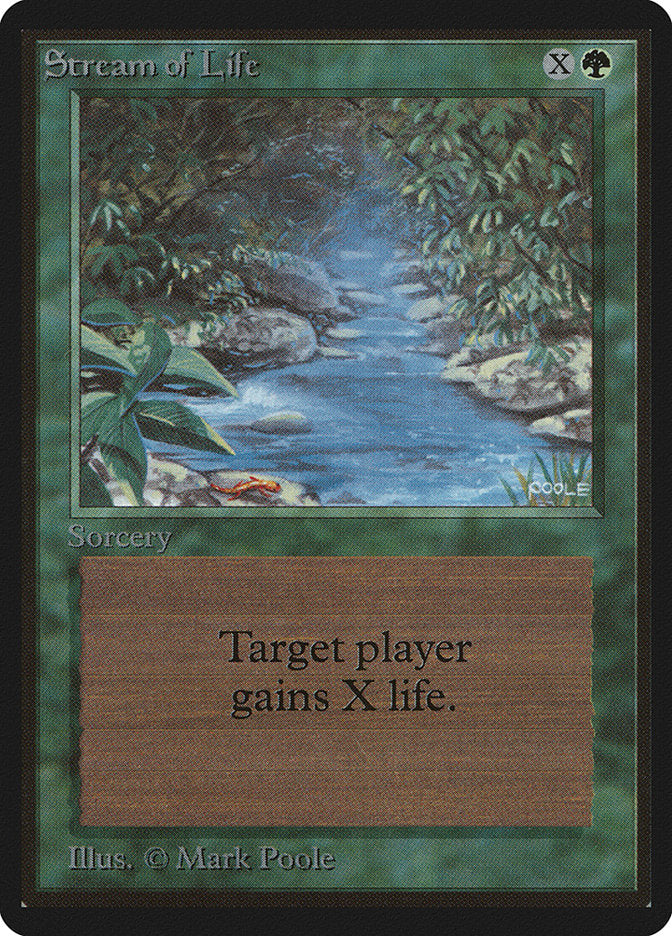 Stream of Life [Beta Edition] Magic: The Gathering