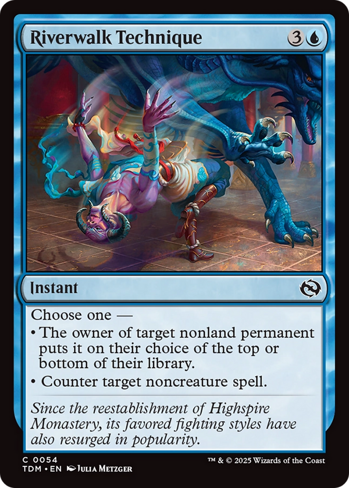 Riverwalk Technique [Tarkir: Dragonstorm] Magic: The Gathering