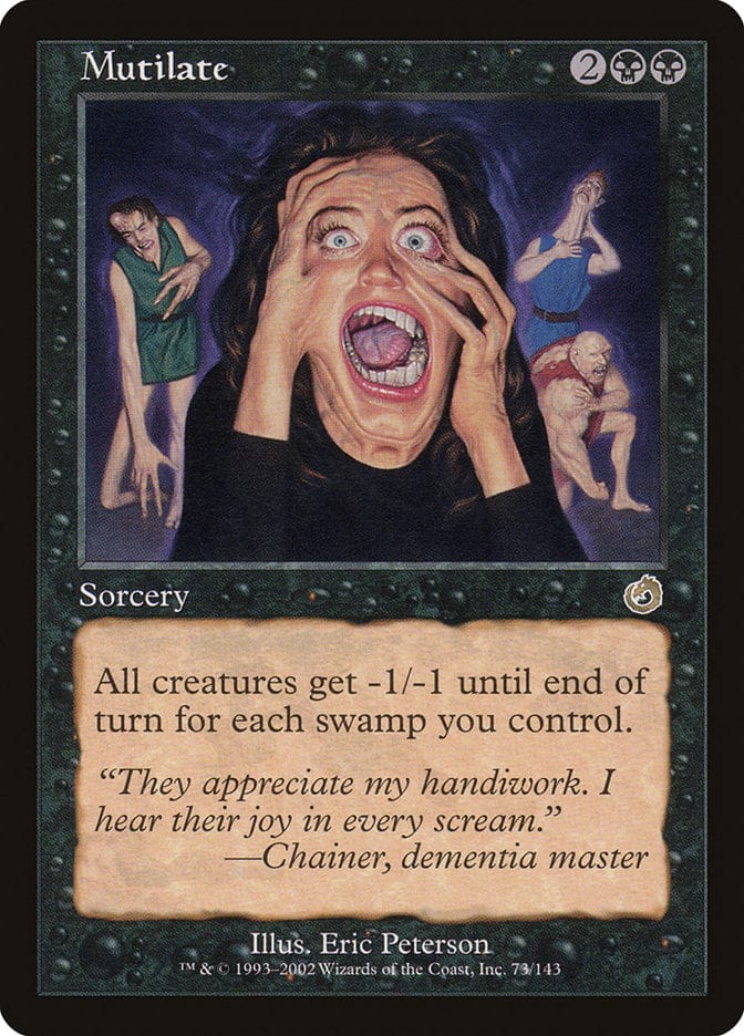 Mutilate [Torment] Magic: The Gathering