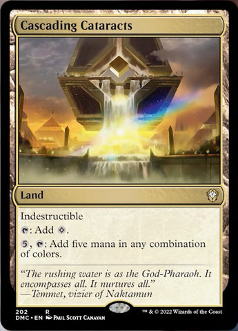 Cascading Cataracts [Dominaria United Commander] Magic: The Gathering