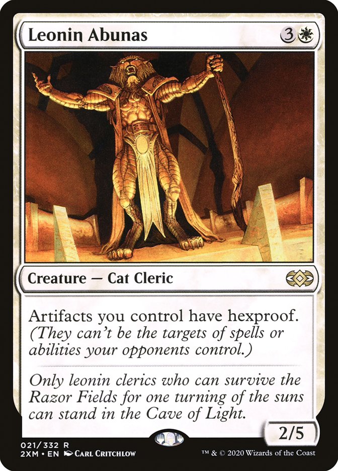 Leonin Abunas [Double Masters] Magic: The Gathering
