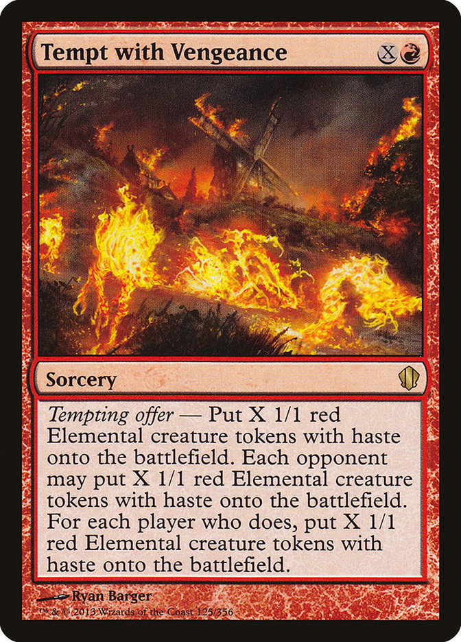 Tempt with Vengeance [Commander 2013] Magic: The Gathering