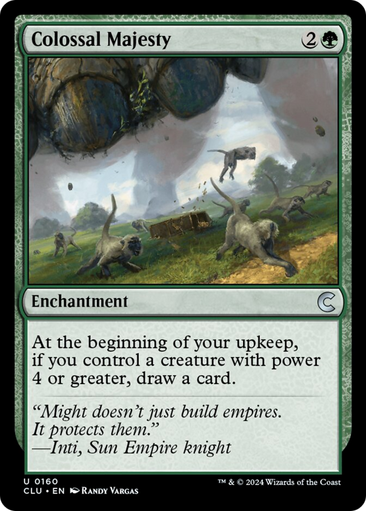 Colossal Majesty [Ravnica: Clue Edition] Magic: The Gathering