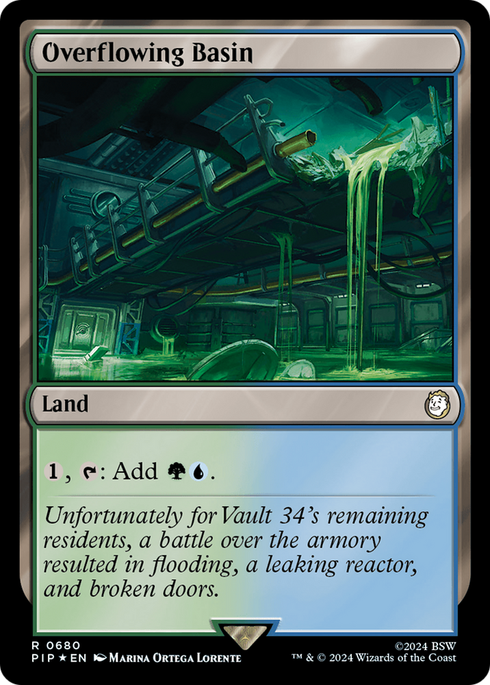 Overflowing Basin (Surge Foil) [Fallout] Magic: The Gathering