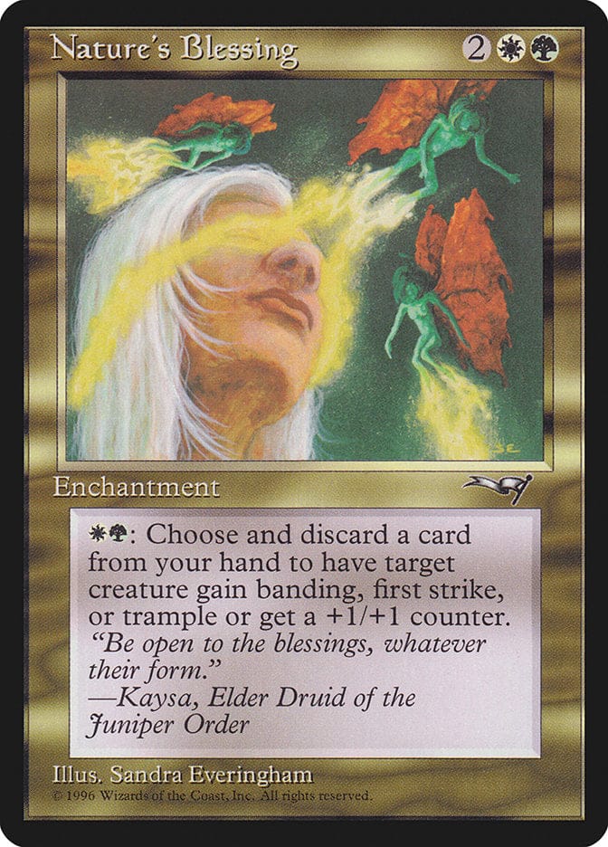 Nature's Blessing [Alliances] Magic: The Gathering