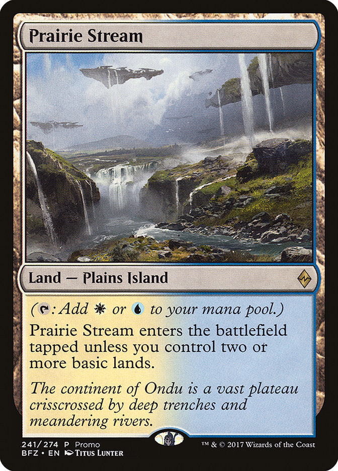 Prairie Stream (Promo) [Standard Showdown Promos] Magic: The Gathering