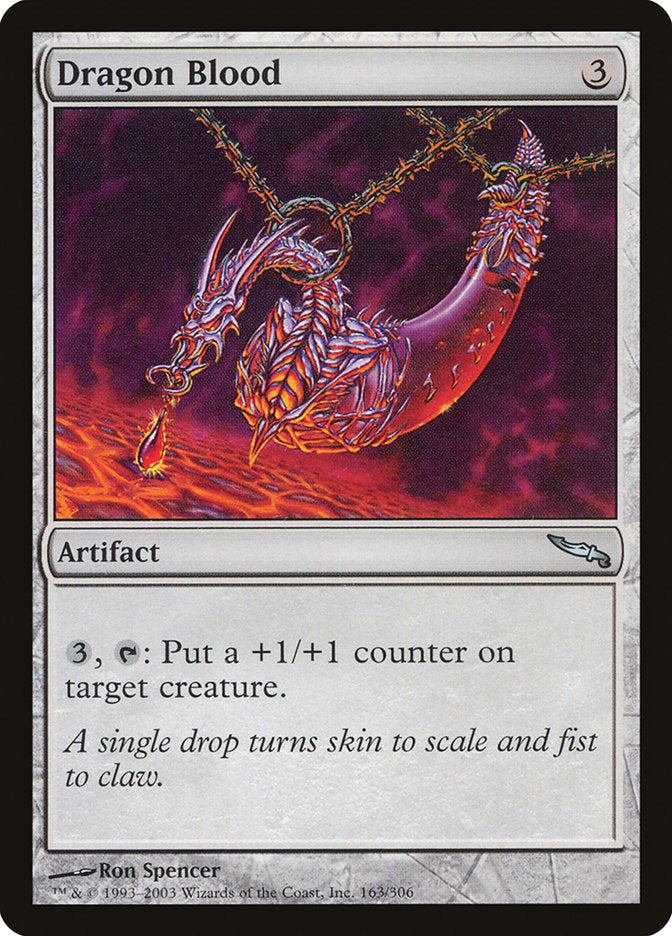 Dragon Blood [Mirrodin] Magic: The Gathering