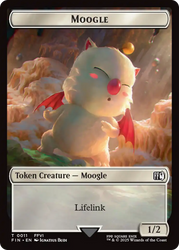 Hero (0005) // Moogle (0011) Double-Sided Token [FINAL FANTASY Tokens] Magic: The Gathering