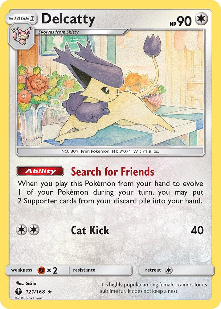 Delcatty (121/168) (Theme Deck Exclusive) [Sun & Moon: Celestial Storm] Pokémon