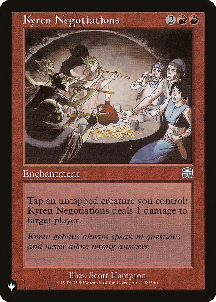 Kyren Negotiations [The List] Magic: The Gathering