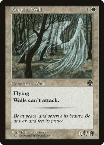 Angelic Wall [Portal Second Age] Magic: The Gathering