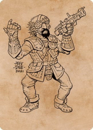 Jan Jansen, Chaos Crafter Art Card [Commander Legends: Battle for Baldur's Gate Art Series] Magic: The Gathering