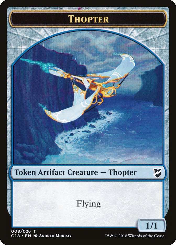 Thopter Token (008/026) [Commander 2018 Tokens] Magic: The Gathering