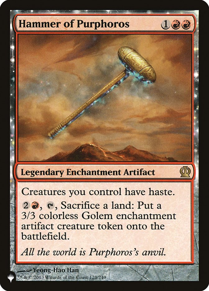 Hammer of Purphoros [The List] Magic: The Gathering