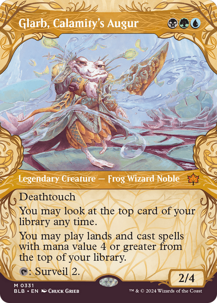 Glarb, Calamity's Augur (Showcase) [Bloomburrow] Magic: The Gathering