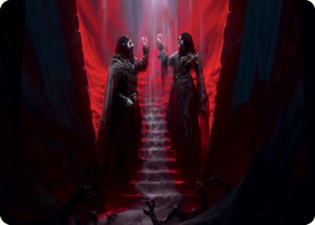 Vampires' Vengeance Art Card [Innistrad: Crimson Vow Art Series] Magic: The Gathering