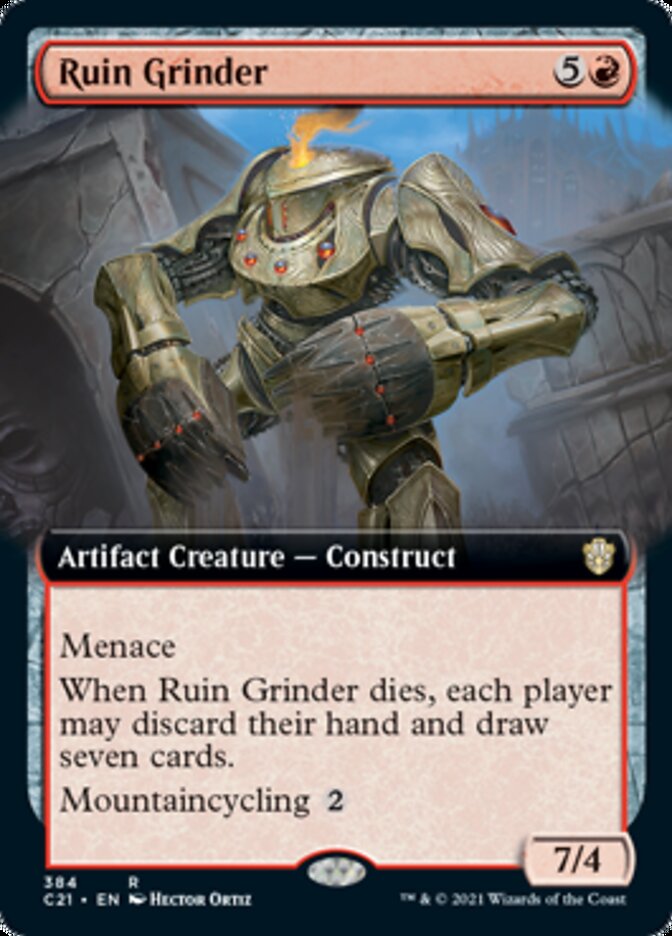 Ruin Grinder (Extended Art) [Commander 2021] Magic: The Gathering