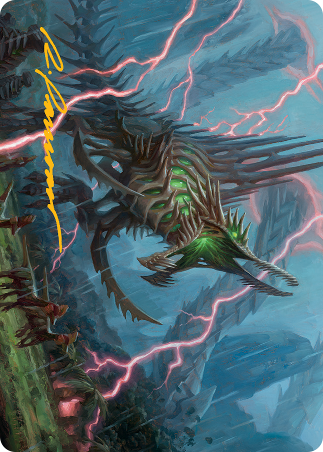 Etali, Primal Sickness Art Card (Gold-Stamped Signature) [March of the Machine Art Series] Magic: The Gathering