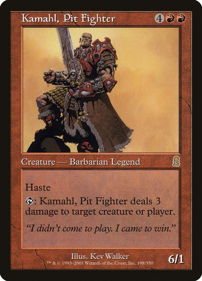 Kamahl, Pit Fighter [Odyssey] Magic: The Gathering