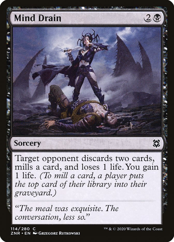 Mind Drain [Zendikar Rising] Magic: The Gathering
