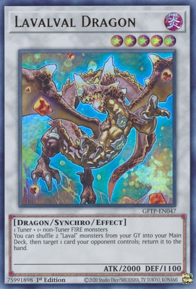 Lavalval Dragon [GFTP-EN047] Ultra Rare - Yugioh Cards For Your TCG Needs!