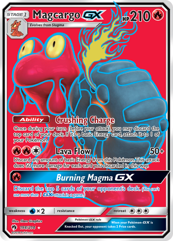 Magcargo GX (198/214) [Sun & Moon: Lost Thunder] Pokémon