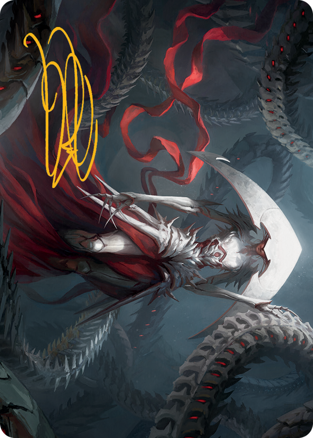 Elesh Norn Art Card (Gold-Stamped Signature) [March of the Machine Art Series] Magic: The Gathering