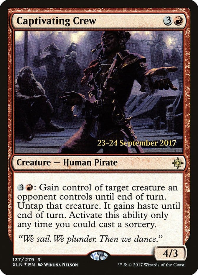 Captivating Crew [Ixalan Prerelease Promos] Magic: The Gathering